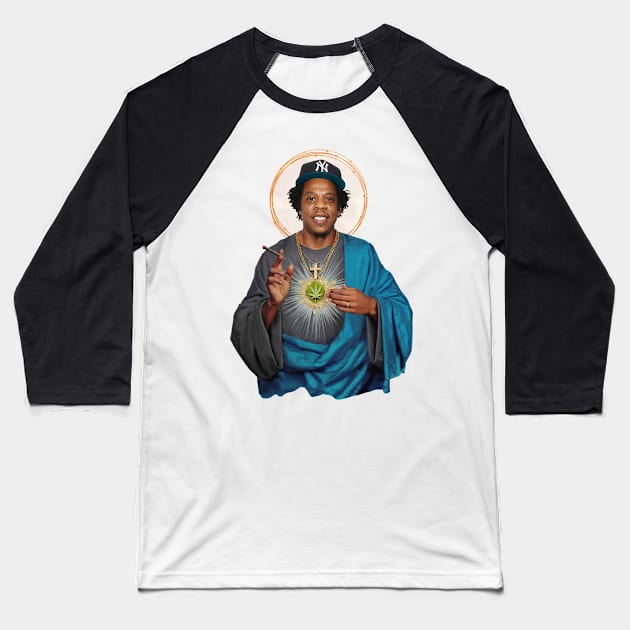 Saint Jay Z Baseball T-Shirt by Gedogfx